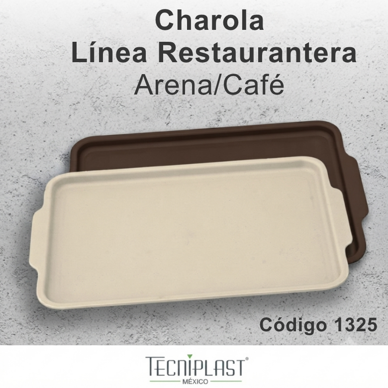 Charola L. R. de Polipropileno Plástico PP 1323 1325 foto 1