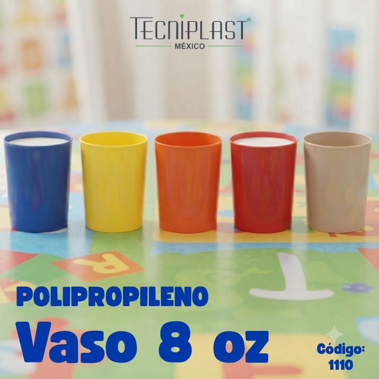 Vaso de 8 oz de polipropileno plástico PP 1110