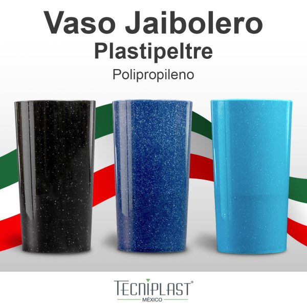 Vaso Jaibolero Plastipeltre Polipropileno Plástico PP 1701 colores 2