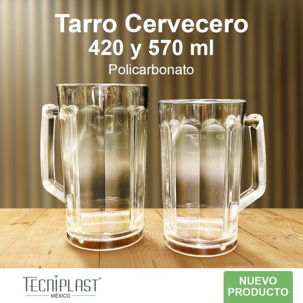 Tarro cervecero 1 de policarbonato 430 ml foto ejemplo 3 1904 y 1905