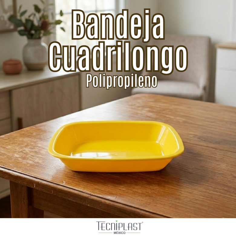 Bandeja Cuadrilongo PP -1565