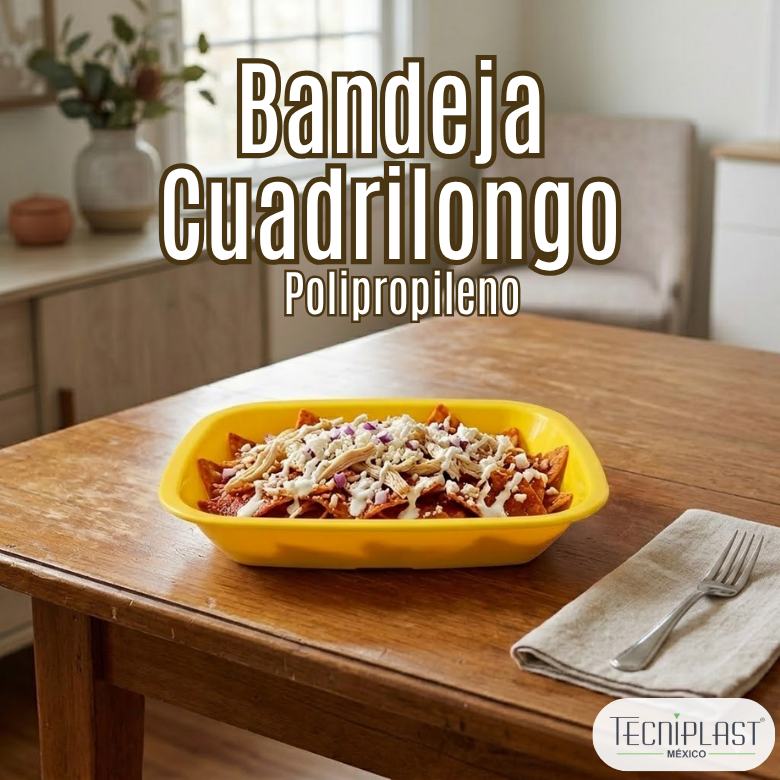 Bandeja Cuadrilongo PP -1565
