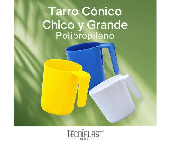 Tarro cónico de polipropileno 1180 1181