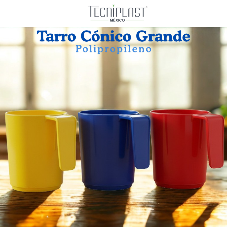 Tarro cónico grande de polipropileno tarro de plástico 1181