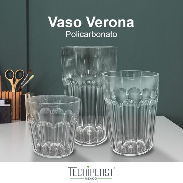 Vaso verona de policarbonato, vaso de plástico transparente foto 1 1901 1902 1903