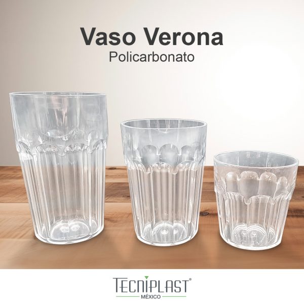 Vaso verona de policarbonato, vaso de plástico transparente foto 2 1901 1902 1903