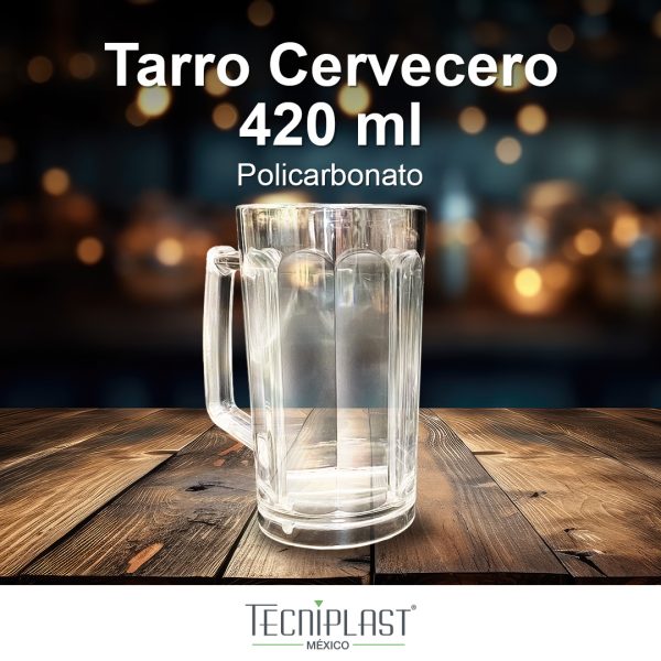Tarro cervecero 1 de policarbonato 430 ml foto 2