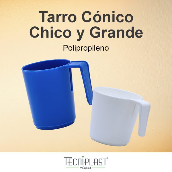Tarro cónico de polipropileno 1180 1181