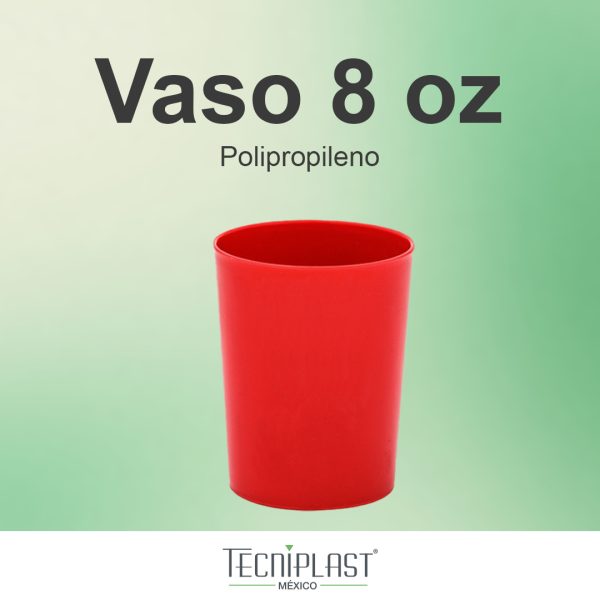 Vaso de 8 oz de polipropileno plástico PP 1110 foto 3