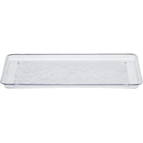 Charola de policarbonato transparente charola de plástico traslúcido cristal