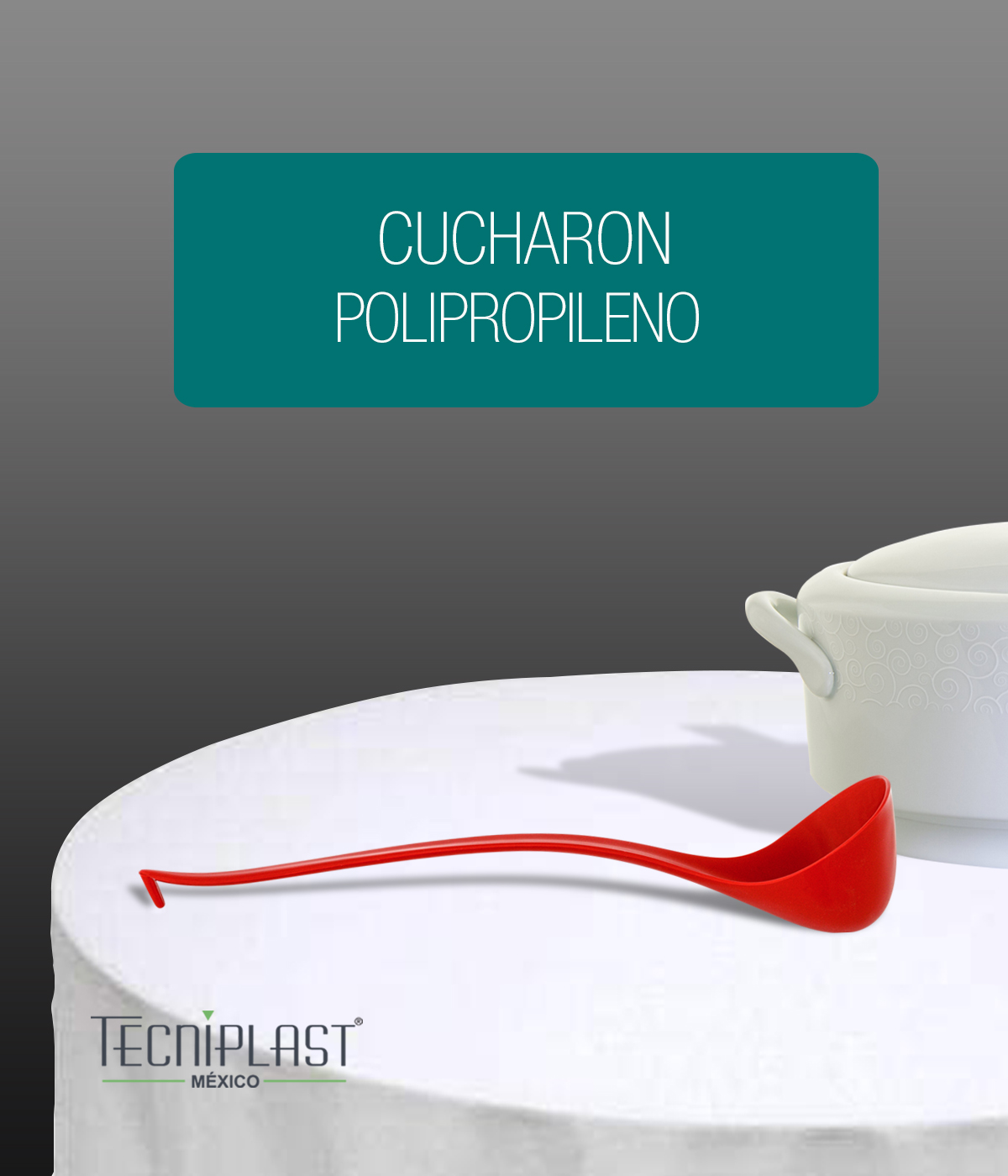 Cucharón de Polirpopileno Plástico PP 1524 foto 1