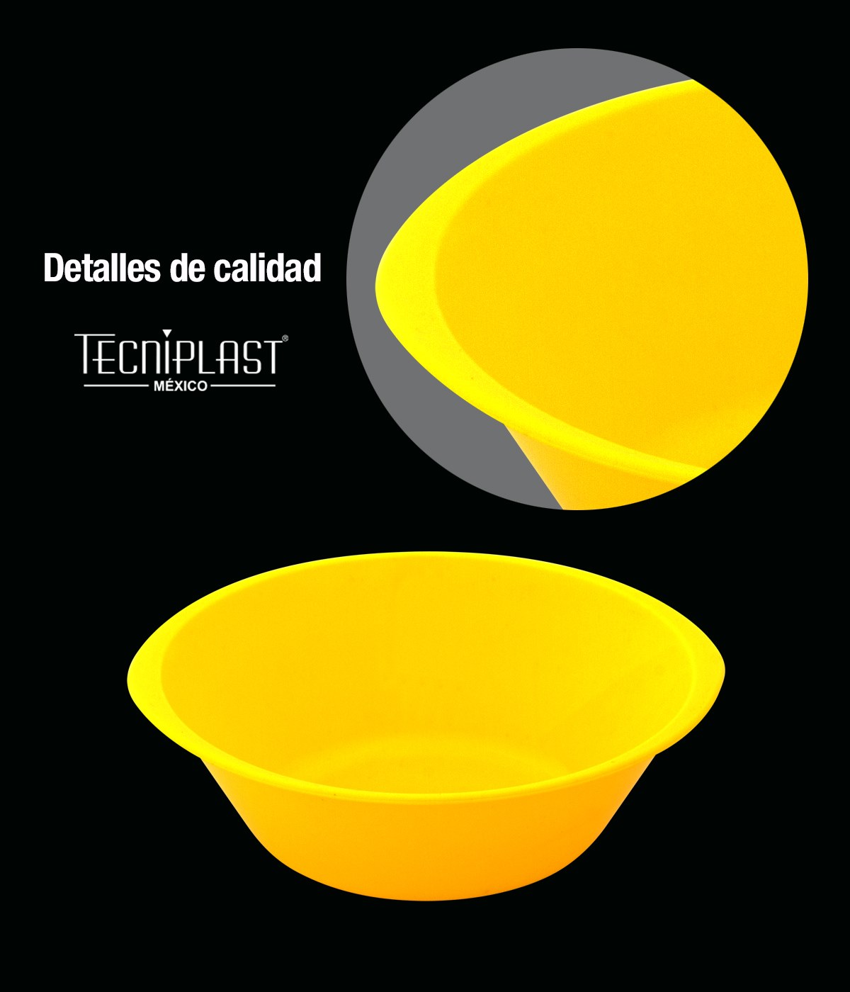 Plato botanero policarbonato plástico PP 1244 foto 2