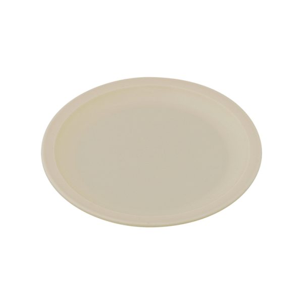 Plato plano grande de plástico policarbonato 22.6 cm
