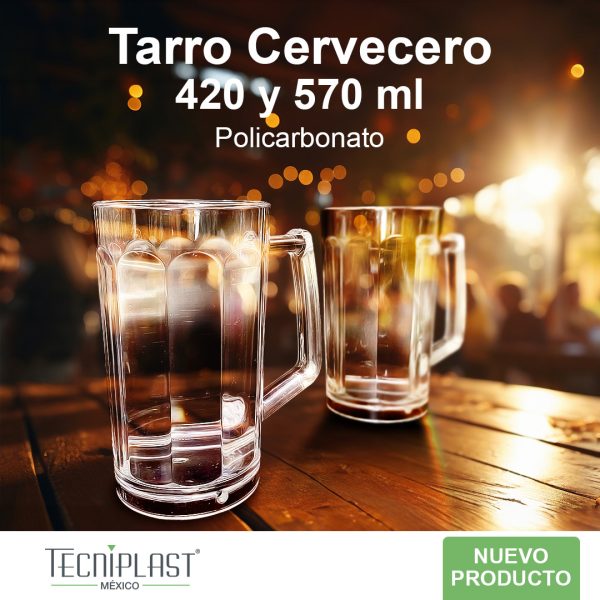 Tarro cervecero 1 de policarbonato 430 ml foto ejemplo 2 1904 y 1905