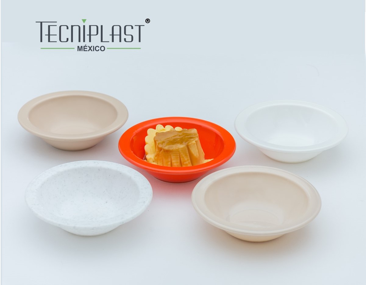 Tazón frutero de polipropileno plástico PP 1222 colores