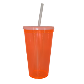 Vaso Maxi Jumbo con Tapa Policarbonato Popote
