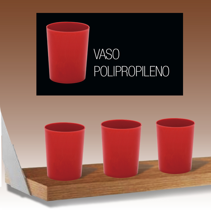 Vaso de 8 oz de polipropileno plástico PP 1110 foto 2