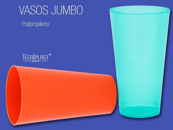 Vaso Jumbo de Polipropileno plástico PP 1171 foto 2