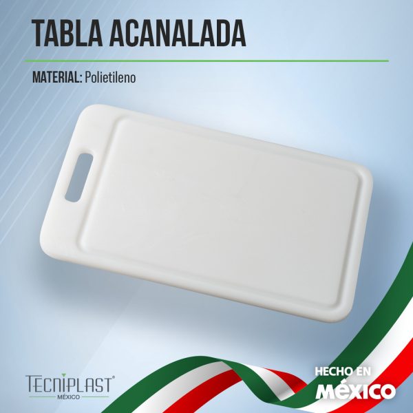 Tabla Acanalada Grande de Polipropileno Plástico PE 0013 foto 1