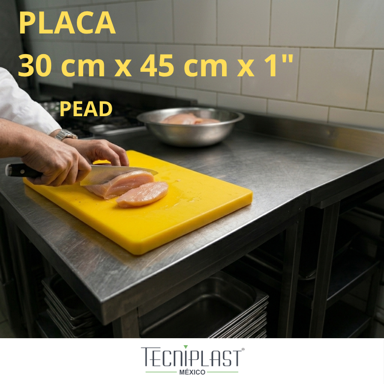 Placa 30 cm x 45 cm x 1″ PEAD – 0014