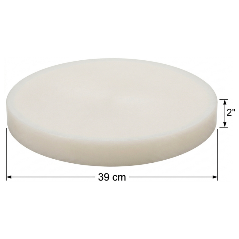Placa Redonda 39 cm x 2" Polipropileno de Alto impacto PP 0077