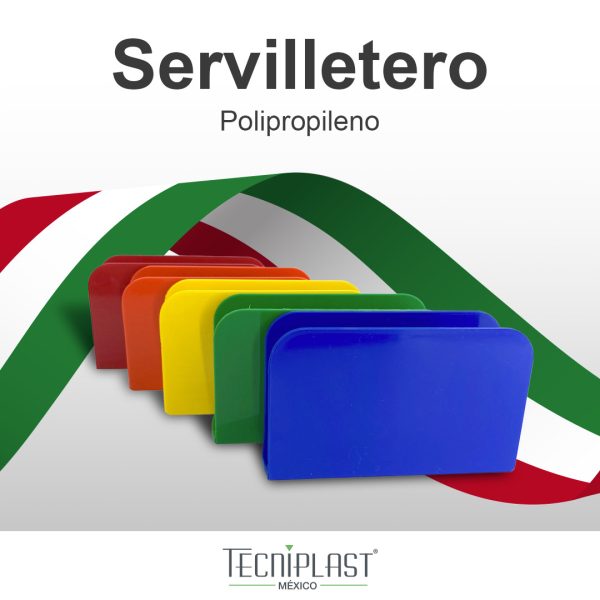 Servilletero de Polipropileno Plástico PP 1520 colores foto 1