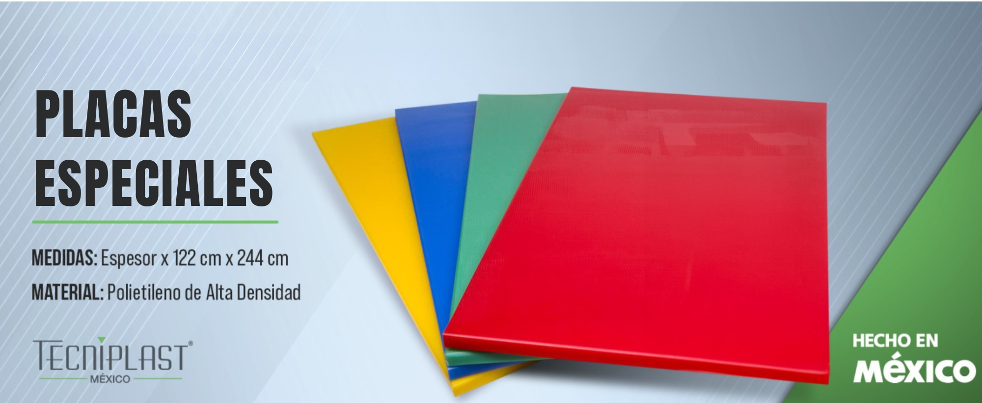 PLACAS ESPECIALES PEAD 9001