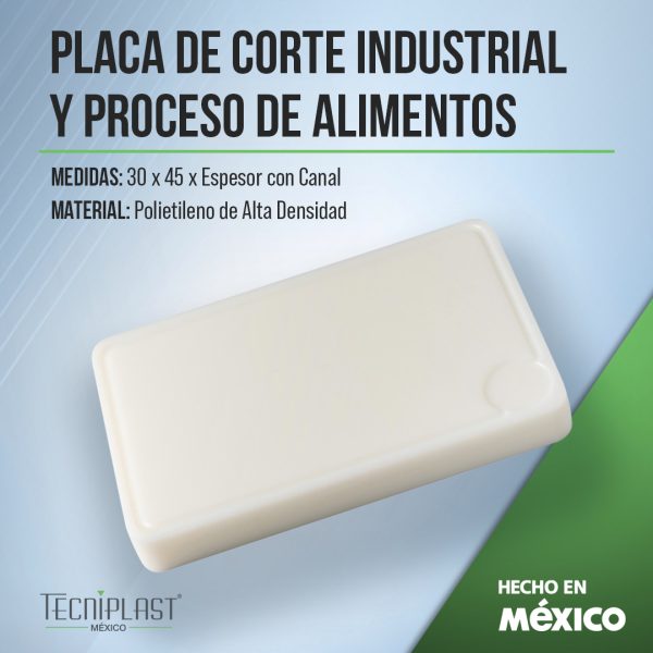 Placa de Polietileno de Alta Densidad GOURMET PEAD HDPE 30x45 cm foto 1