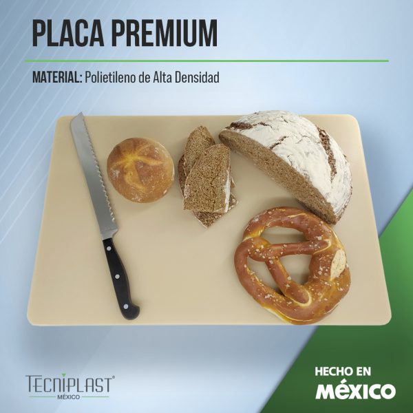 Placa 38 cm x 51 cm Premium PEAD HDPE de Plástico 9007 foto 1