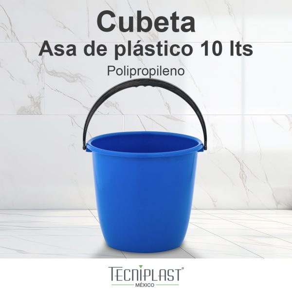 Cubeta asa Plástico 10 L de Polipropileno Plástico PP 1450 foto 5