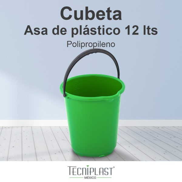 Cubeta asa Plástico con Pico 12 L de Polipropileno Plástico PP 1455 foto 1