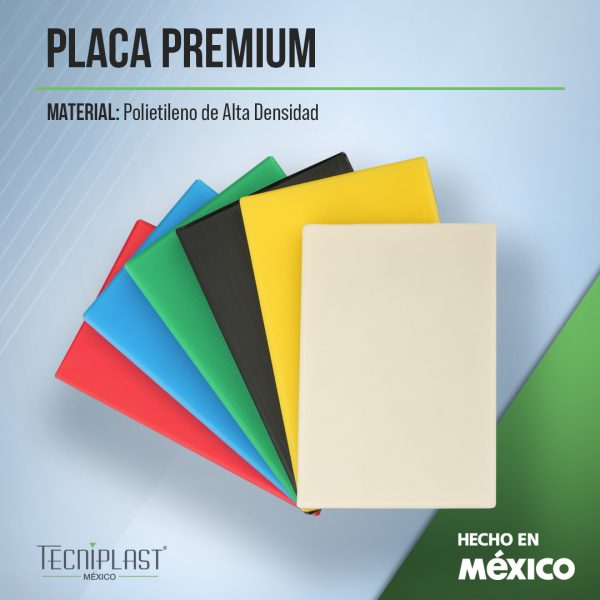 Placa 30 cm x 45 cm Premium PEAD HDPE de Plástico 9005 foto 1