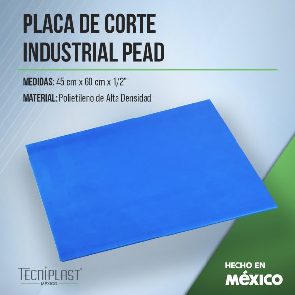 Placa de Polietileno de Alta Densidad PEAD HDPE 45x60 cm de 1/2" de grosor 0047 foto 1