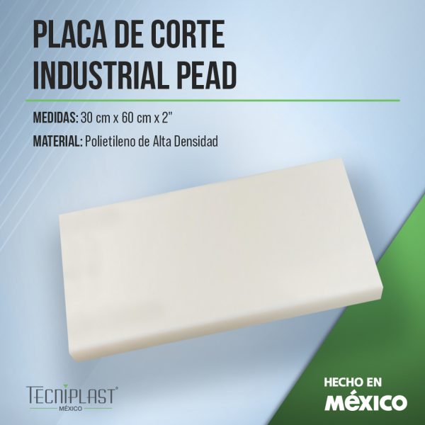 Placa de Polietileno de Alta Densidad PEAD HDPE 30x60 cm x 2" 0023 foto 1