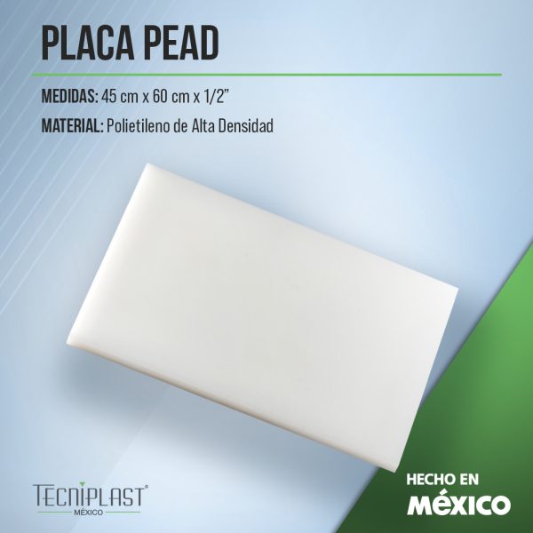 Placa de Polietileno de Alta Densidad PEAD HDPE 45x60 cm de 1/2" 0046 foto 1