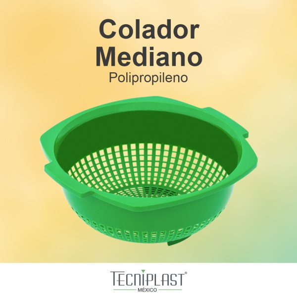 Colador Mediano de Polipropileno Plástico PP 1511 foto 1