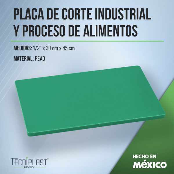 Placa 30 cm x 45 cm 1/2" PEAD HDPE de Plástico 0044 foto 1