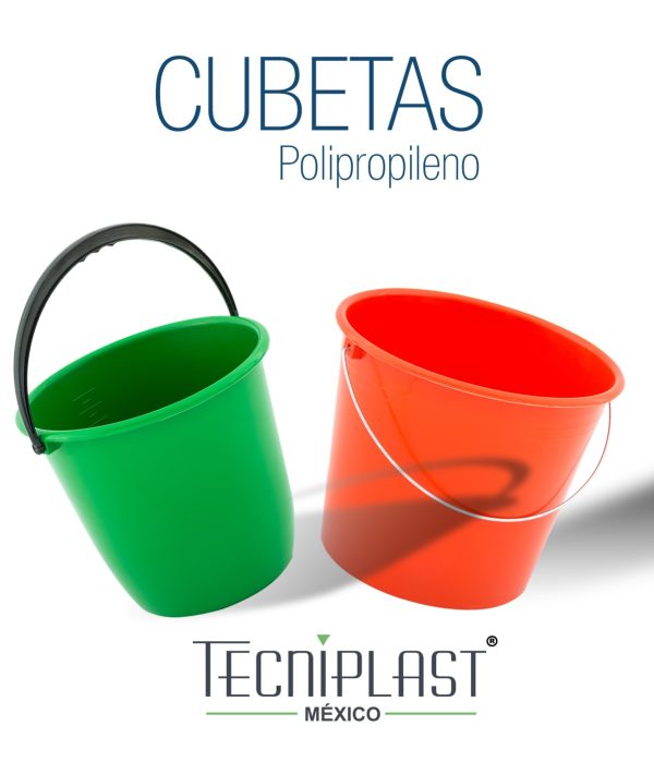 Cubeta asa Plástico 10 L de Polipropileno Plástico PP 1450 colores