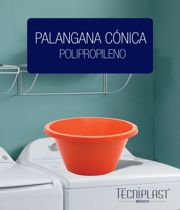 Palangana Cónica 14 L de Polipropileno Plástico PP 1464 foto 3