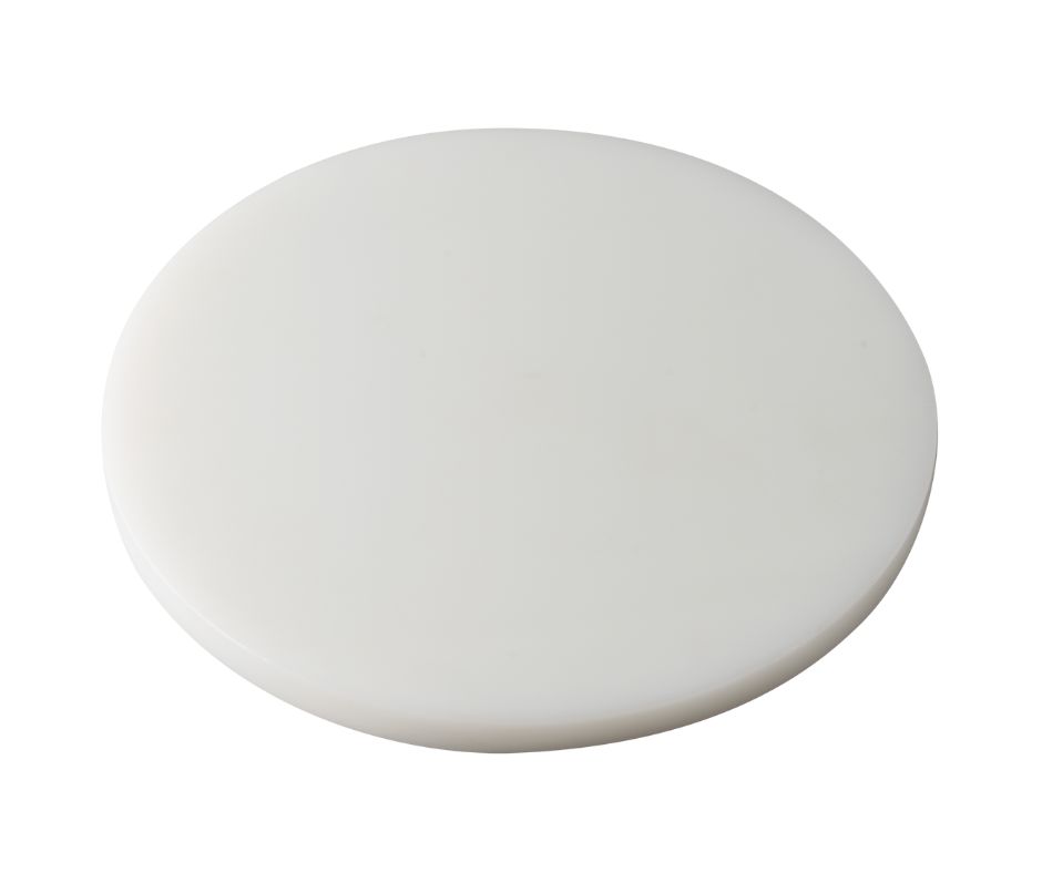 Placa Redonda de Polietileno de Alta Densidad PEAD HDPE 30 cm x 1" 0018