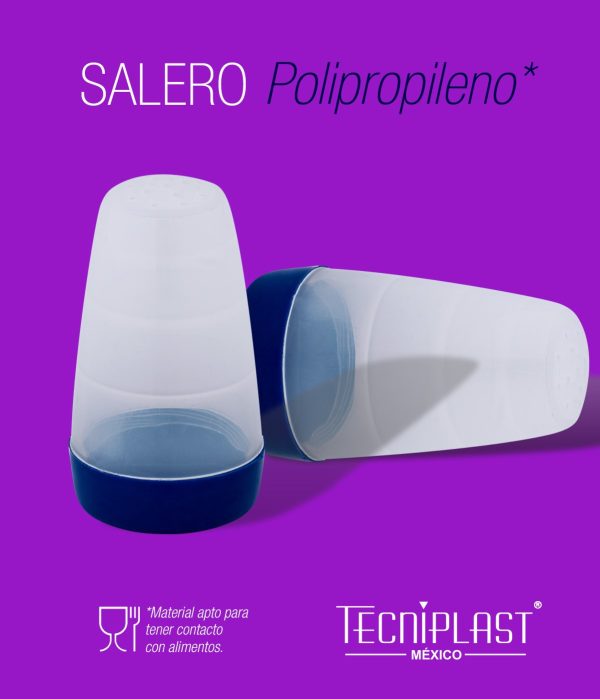Salero de Polipropileno Plástico PP 1548 foto 2