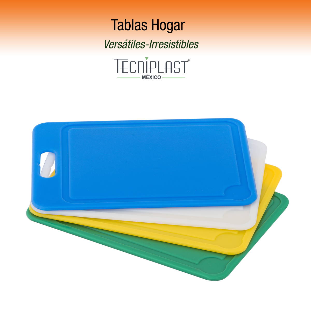 Tabla Euro Grande de Polietileno Plástico PE 0011 colores