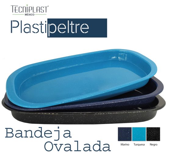 Bandeja Ovalada Plastipeltre Polipropileno Plástico PP 1708 foto 2