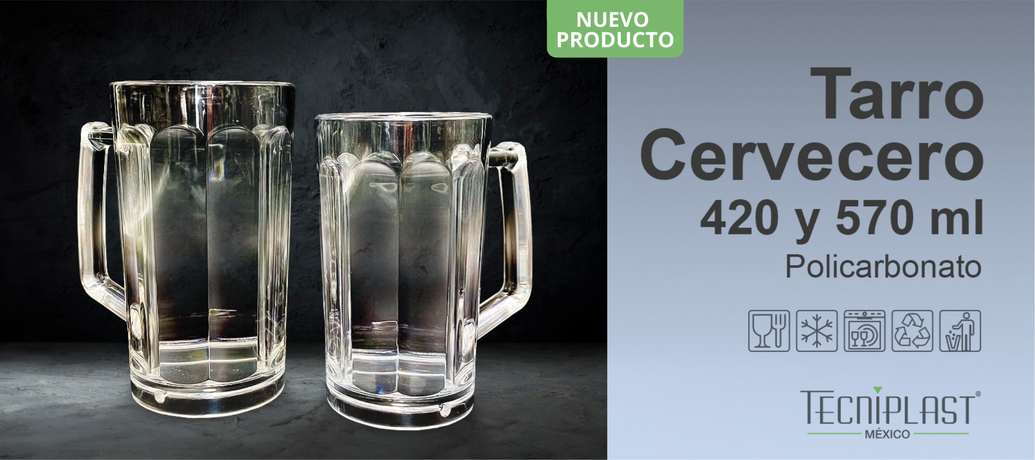 TARRO CERVECERO POLICARBONATO