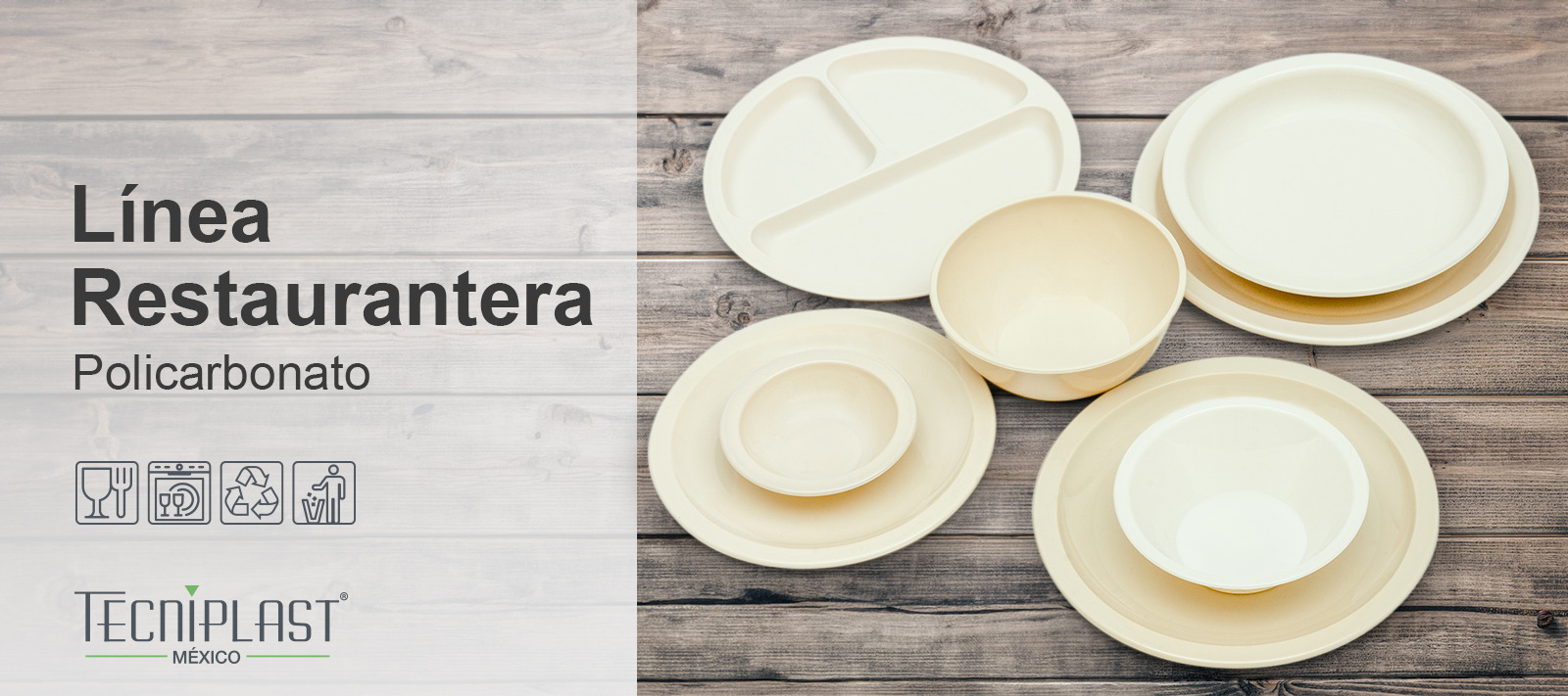 LINEA RESTAURANTERA POLICARBONATO