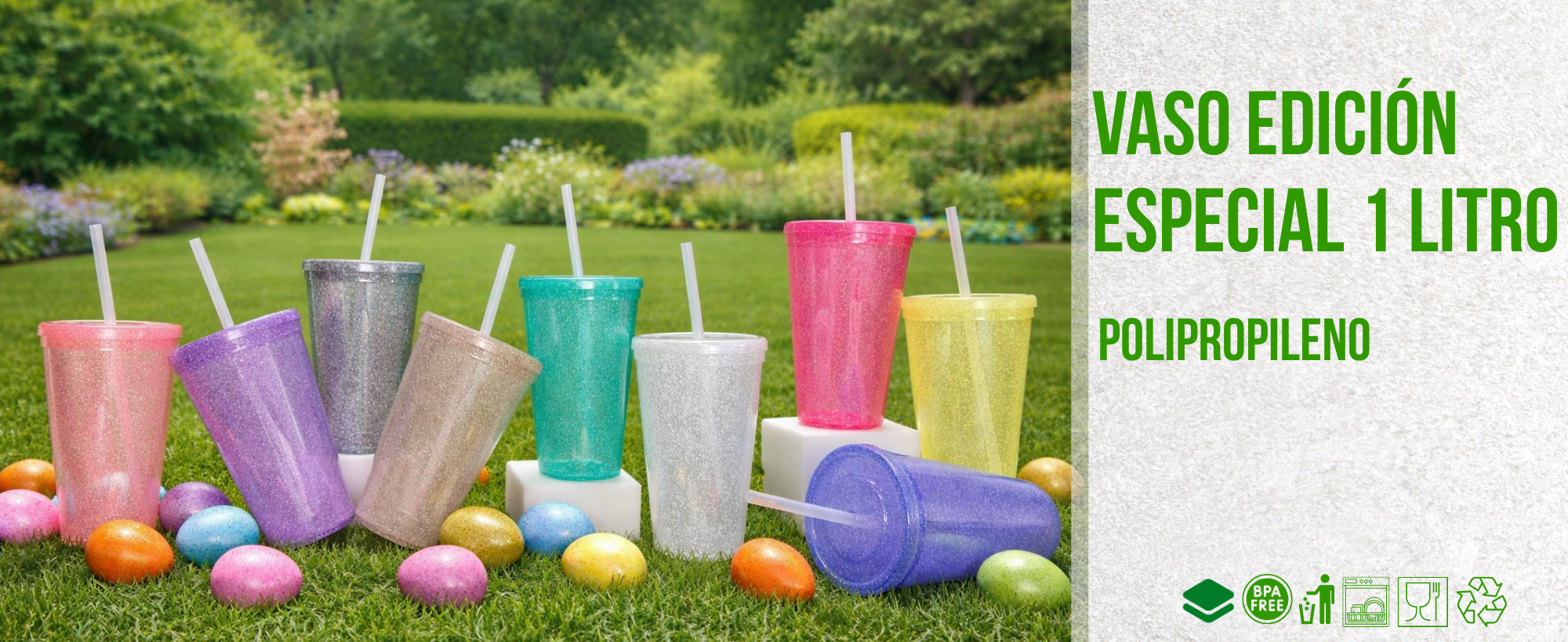 VASO EDICION ESPECIAL 1 L POLIPROPILENO 9020