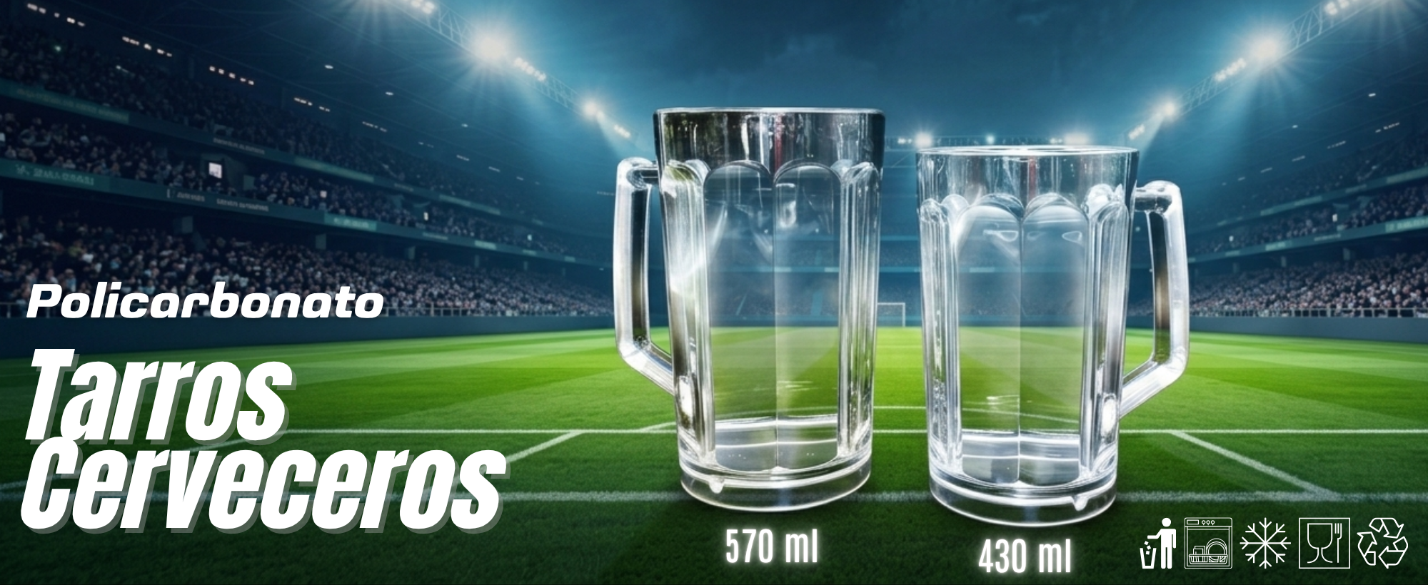 TARRO CERVECERO POLICARBONATO