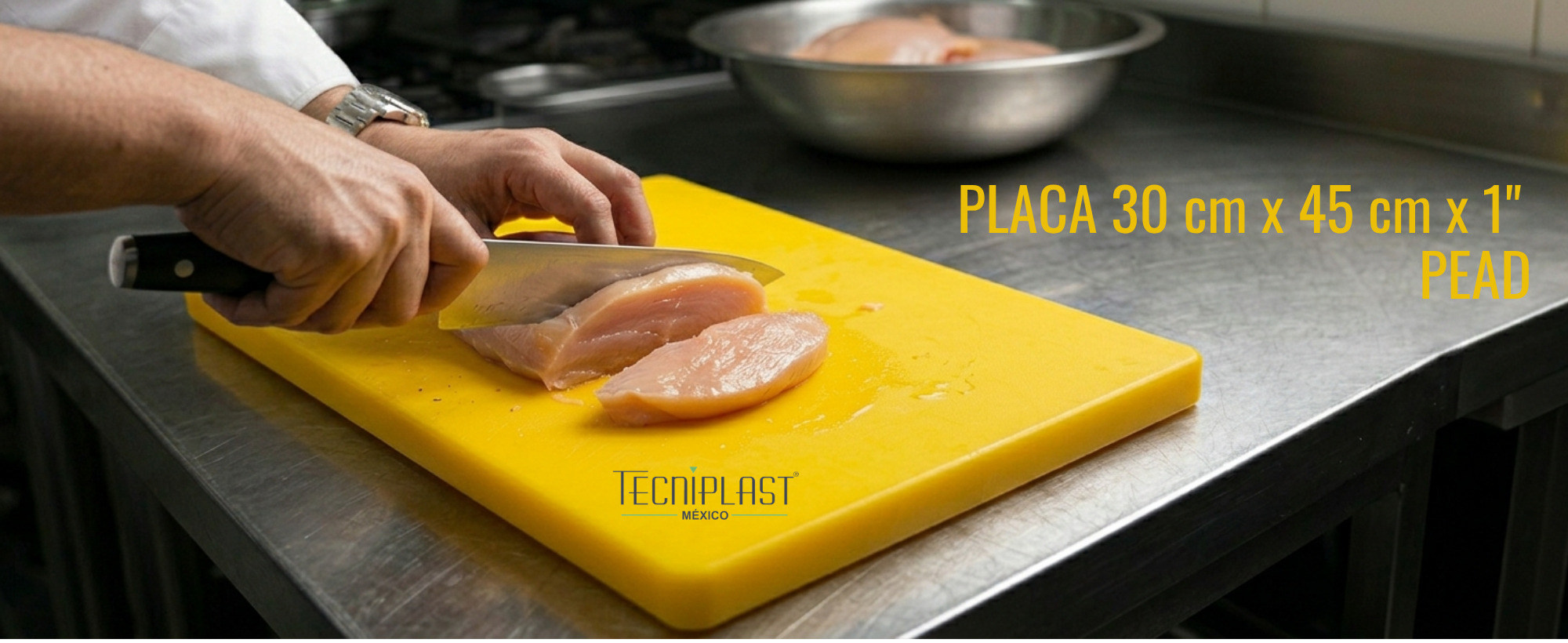 Placa 30 cm x 45 cm x 1″ PEAD – 0014