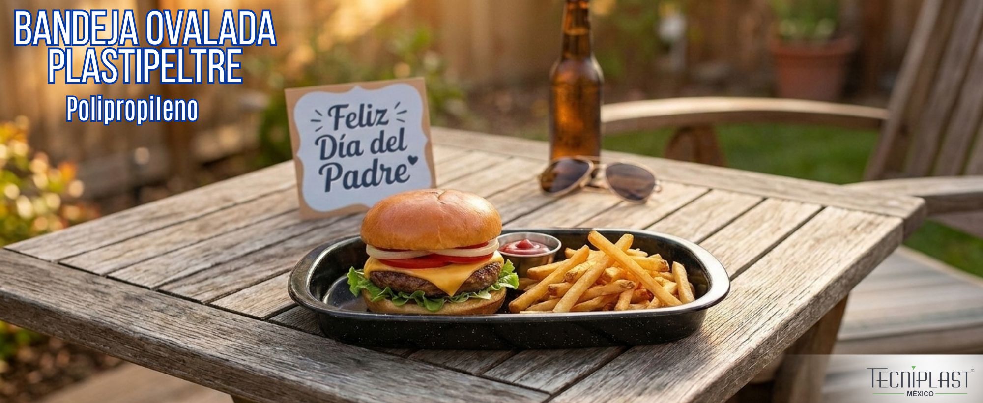 Bandeja ovalada plastipeltre Polipropileno