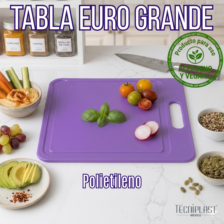 Tabla Euro Grande de Polietileno Plástico PE 0011